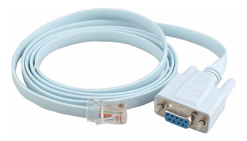 Cable Consola Db9 Rj45 Rs232 9 Pin Puerto Serie Dama Lan
