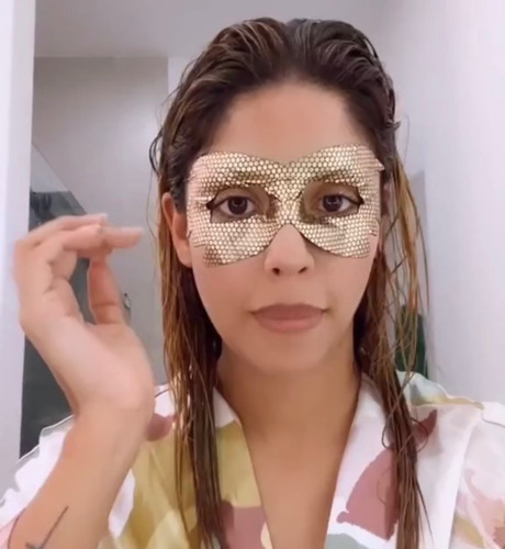 Mascarilla De Contorno De Ojos 24k Gold Y Ácido Hialurónico Tipo De Piel Todo Tipo De Piel