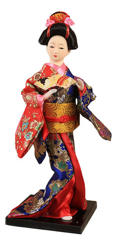 Estatuilla De Dama De Geisha Japonesa, Escultura En Estilo B