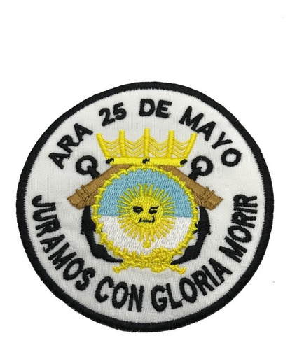 Parche Armada Argentina Portaaviones 25 De Mayo - Malvinas