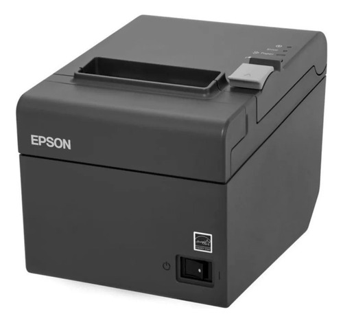 Impressora Não Fiscal Epson Térmica Tmt20 Nova C/ Brinde Preto