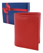 Comprar Cm Carteras México Cartera Hombre Piel Genuina Triple Cierre Interno Interiores Piel Rojo Rojo Liso\u002Ftriple