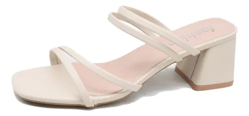 comprar Sandalias De Tacón Medio Con Correa Para Mujer