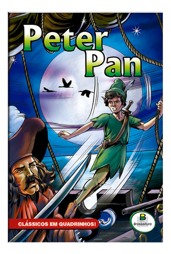 GIBI Clássicos: Peter Pan, de Brijbasi Art Press Ltd. Editorial Brasileitura em português, 2019
