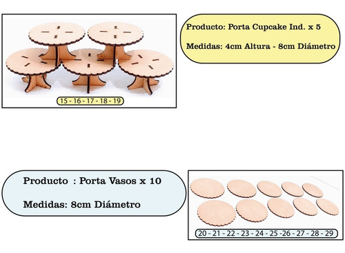Candy Bar Kit 60 Productos - Mdf / Fibrofacil -