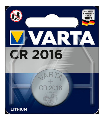 Varta Pila Bateria Boton Cr2016 Lithium Litio 3v Original