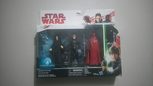 Figuras Star Wars Force 2.0 Pack Luke Emperador Guardia.