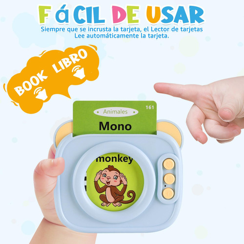 Juguetes De Aprendizaje Tarjetas Flash Parlantes Bilingües