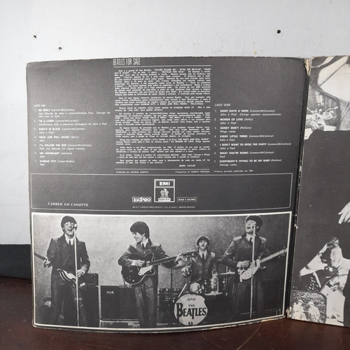 Imagem 4 de 10 de Vinil Lp The Beatle For Sale Capa Dupla Bom Estado