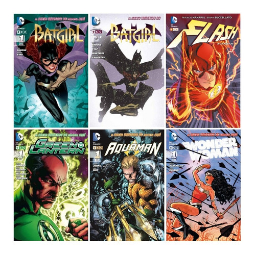 Lote De 6 Cómics: The New 52! Dc Comics. Impecables!!
