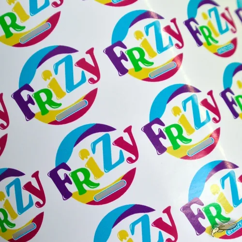 comprar 600 Etiquetas Stickers Personalizados 4x4cm Vinil Autoadhesi