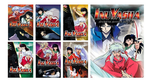 Inuyasha Serie Completa Temporada 1 2 3 4 5 6 7 Paquete Dvd