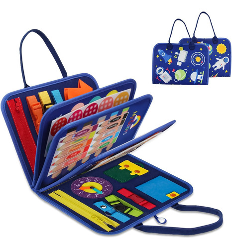 Busy Board - Juguetes Montessori, Libro Ocupado Para Niños.