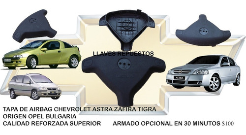Tapa De Airbag Astra Zafir Tigra Colocacion Opcional Leer