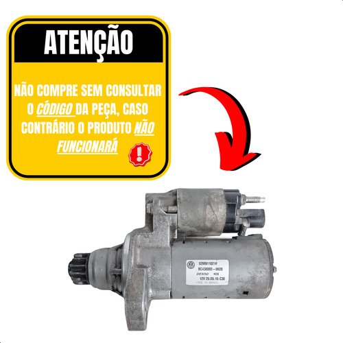 Motor Arranque Vw Gol Voyage 1.0 3cc 12v Msi Ea211 2017 A 22