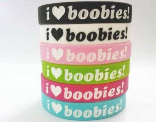 I Love Boobies Pulsera Nueva