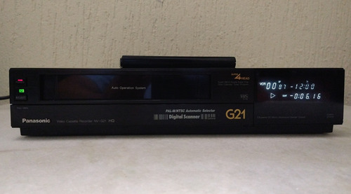 Video Cassete Panasonic Nv-g21 Mono 4 Cabeças Com Controle (Usado)