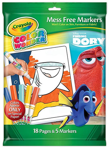 Crayola Buscando A Dory Color Del Papel Y Marcadores Maravil