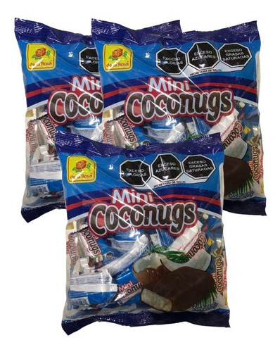 Mini Coconugs Dulce De Coco Chocolate 72 Pz 15 G C/u E
