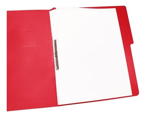 Folder De Papel Tamaño Carta Acco Tipo Carpeta Color Rojo