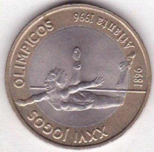 Portugal 200 Escudos 1996 Bimetalica * Juegos Olimpicos *