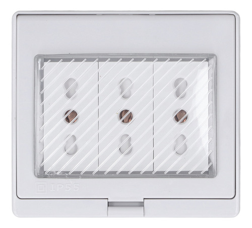 Enchufe De Pared Impermeable Ip55 Carcasa Retardante De