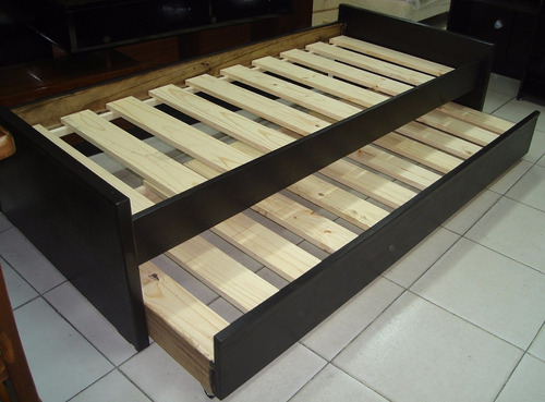 Cama Marinera En Madera C/2 Colchones.reforzadas.desarmable.