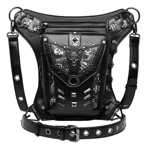 . Gótico Steampunk Riñonera Retro Motocicleta Bolsos De