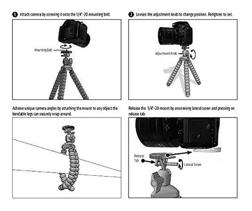 Soporte Tripode Para Camara Canon Sony Nikon Samsung 11