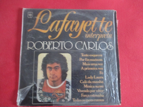 Lafayette Interpreta Roberto Carlos - Lp Cbs 1978 Estéreo