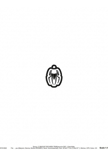 Matriz De Bordado Inb6646 Homem Aranha (2)