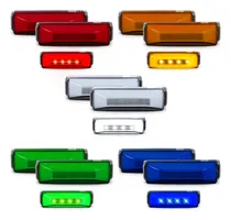 Comprar Plafones 4 Led Gel Plasma Lateral Alta Baja Estrobo 12-24v 
