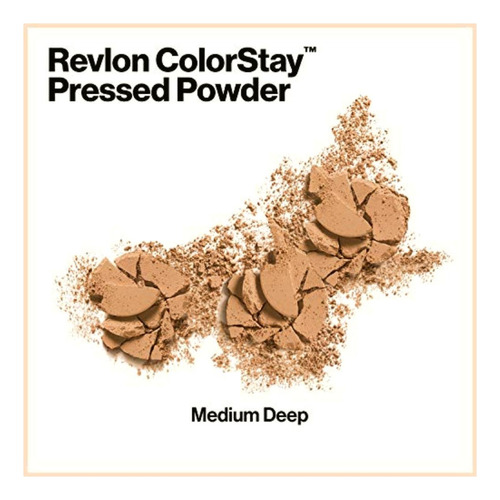 Revlon Colorstay Pressed Powder, Medium Deep, 8.4 G.