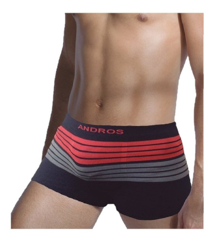 Pack X4 Boxer Hombre Andros Microfibra Art 5245