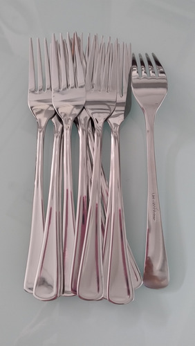 Garfos De Mesa Em Aço Inox Simonaggio Vancouver - 12 Peças