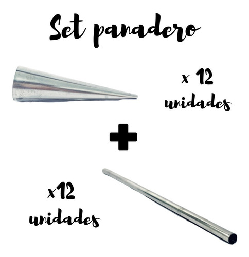 Set Panadero 24 Unidades Cañones Y Pericos 