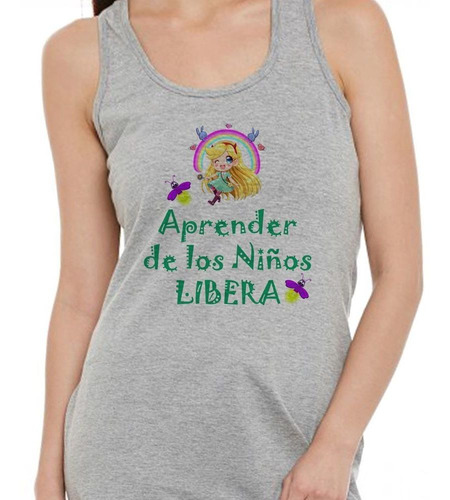 Musculosa Dia De La Infancia Girl Niña Frase