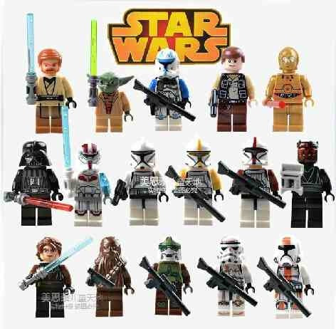Kit Lego 16 Compativel Brinquedo Star Wars Promoção Páscoa