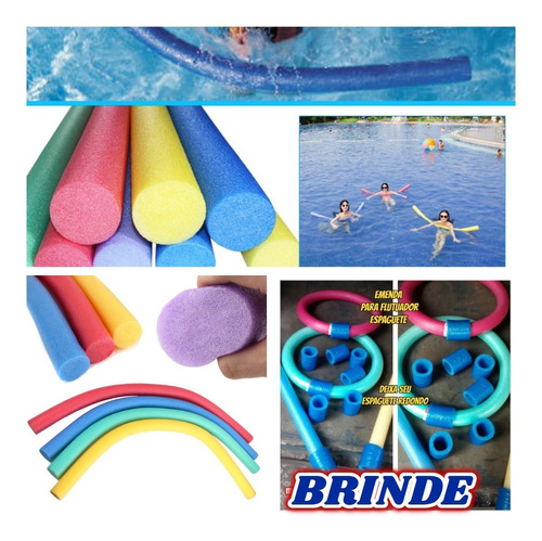 Espaguete Macarrão P/piscina Hidroginastica Kit C/10+brinde