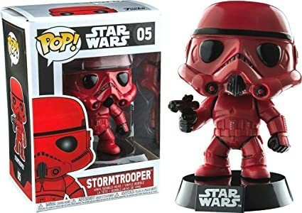Funko Pop Star Wars Stormtrooper Rojo Mini Figura De Acción
