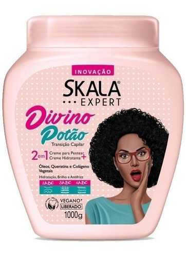 Crema Tratamiento Skala Expert 1 Kg Vegan Curlygirl Liberada