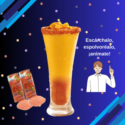 Delicioso Dulce En Polvo Típico Mexicano Chilito Picante Sabor Naranja Ideal Para Frutas Y Snacks Perfecto Para Negocios Fiestas Y Eventos Sabor Auténtico Caja Con 40 Bolsas De 15 Sobrecitos C/u