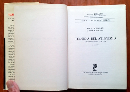 Técnicas Del Atletismo Para Entrenadores Y Atletas Ed. 1965 (Usado)