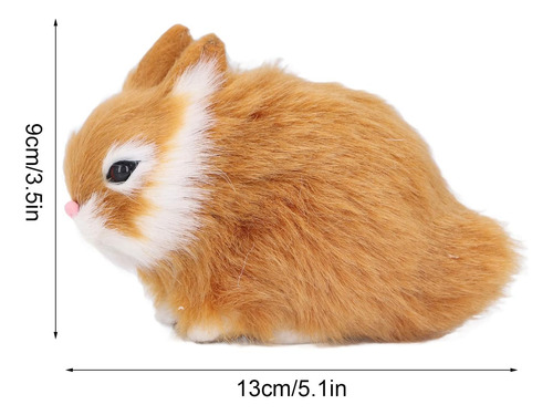 Conejos De Felpa En Miniatura Totitom Conejo De Plástico De