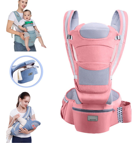 Bolsa Canguro Ergonómica Bebé Madre Posiciones Premium 3 En