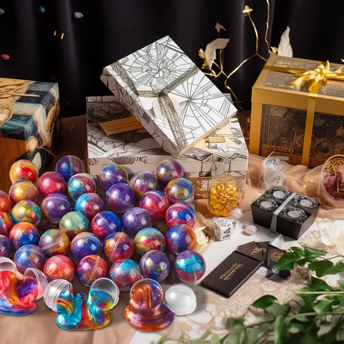 Paquete De 24 Bolas De Slime De Galaxia Para Fiesta Y Estrés