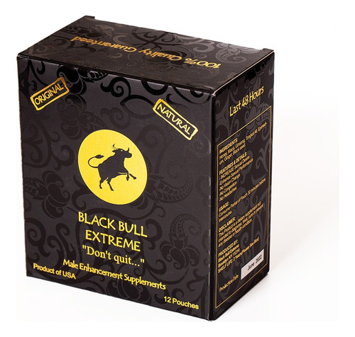 Miel Black Bull 12 Sachets