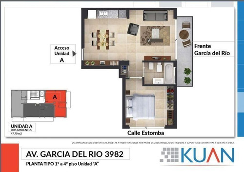 Imagen 6 de 15 de Venta - Depto 2amb Al Frente Con Balcón - Saavedra