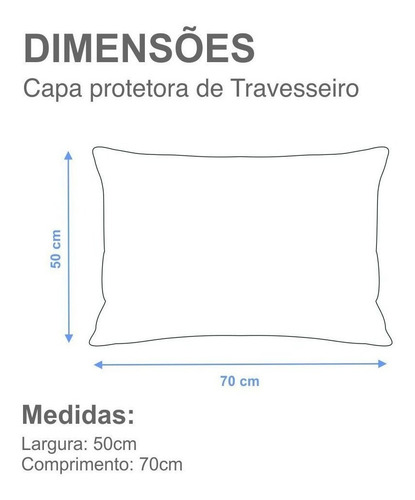 Imagem 4 de 11 de Kit 4 Protetor Travesseiro Impermeável Algodão Antialérgico