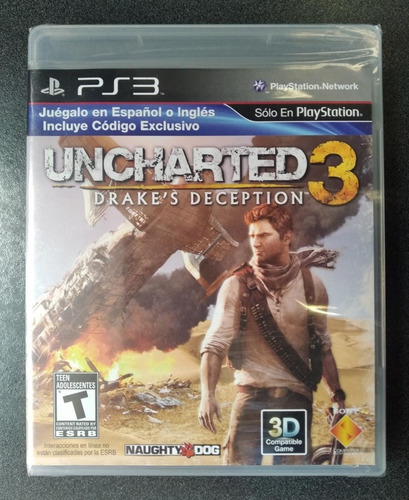 Uncharted 3 Drake's Deception Playstation 3 Ps3